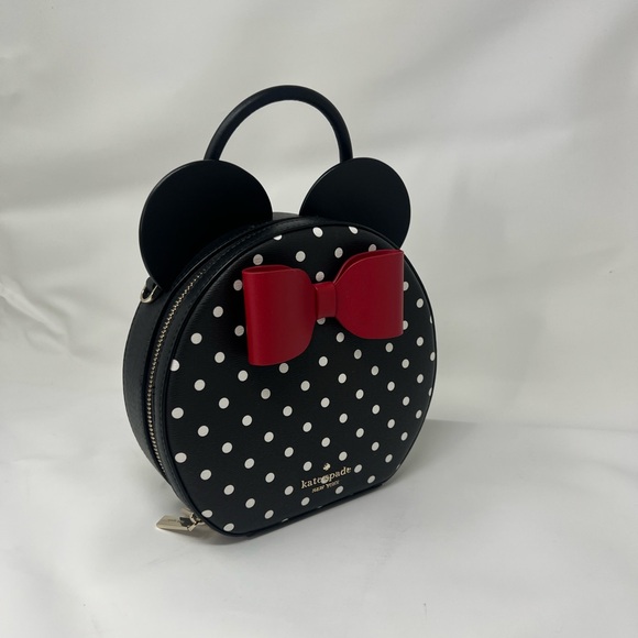 kate spade Disney New York Minnie Mouse Bag in Black Polka Dot - Picture 3 of 14